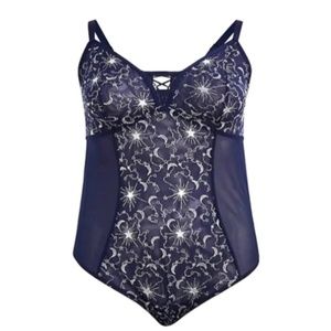 NWT Sexy Torrid Size 1 Mesh Bodysuit